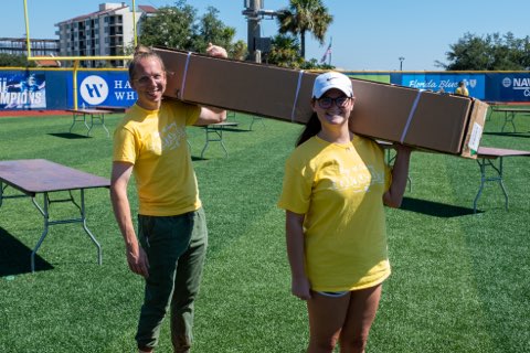 Volunteers at First City Art Center