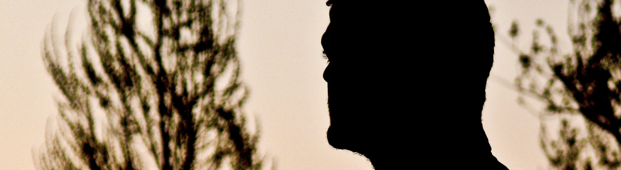 Silhouette of a man