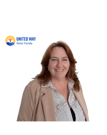 Woman smiling at the camera.